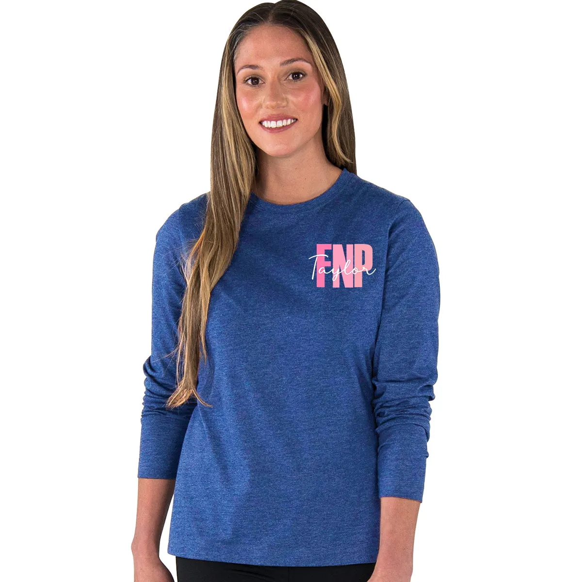 2330 Personalized Women's Longsleeve | Blue or Pink Certifications