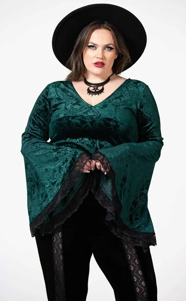 Aetheling Top | Emerald [Plus-Size]