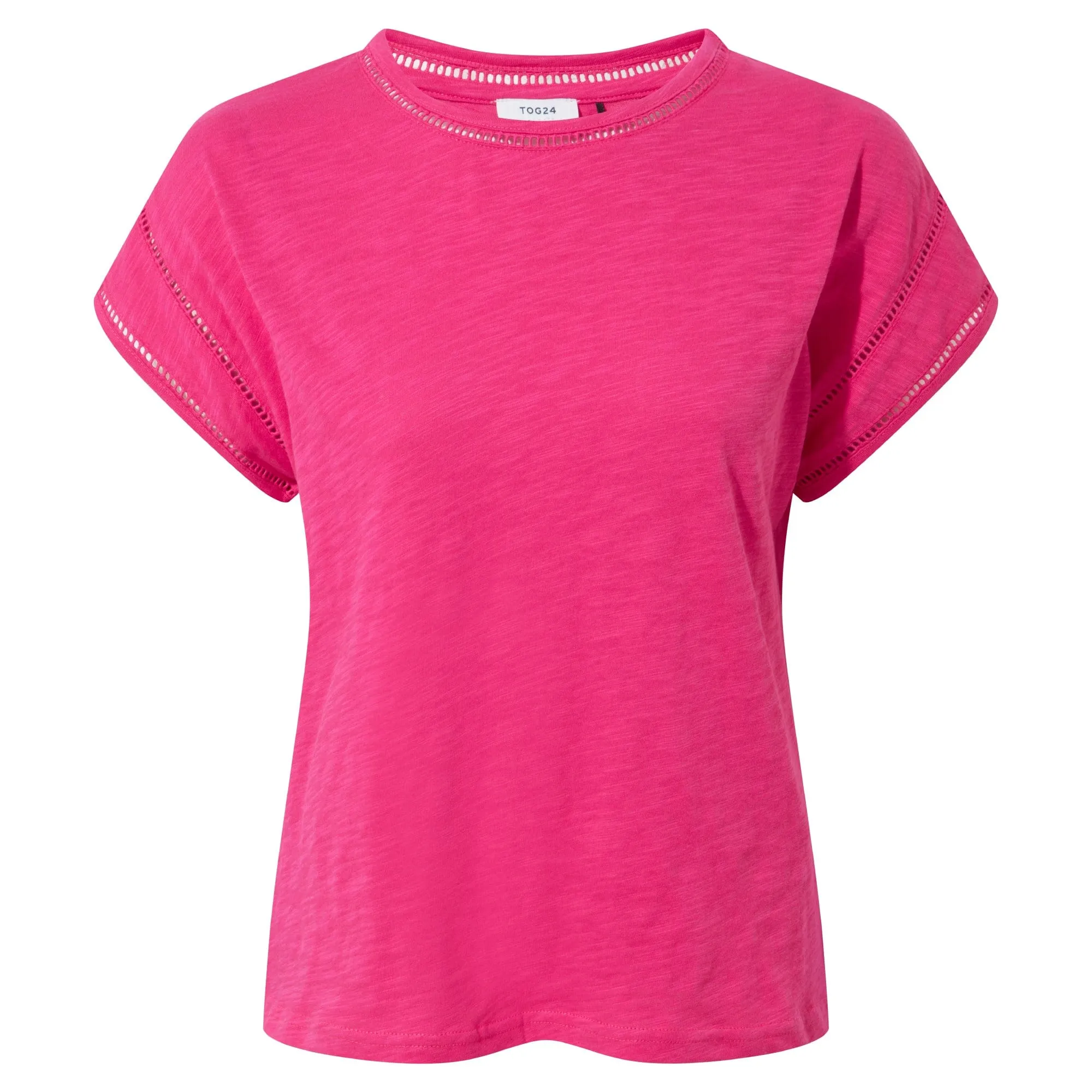 Andrea Womens T-Shirt - Hibiscus Pink