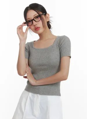 Basic Square Neck Tee OA419