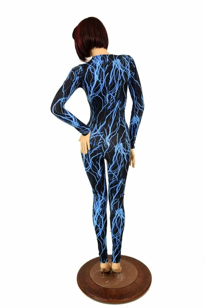 Blue Lightning Catsuit