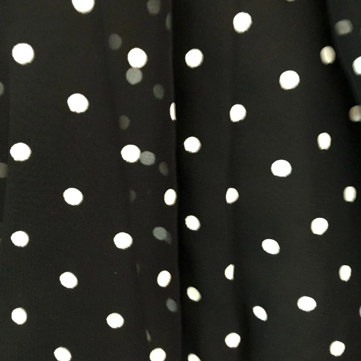 Chiffon Polka Dot Dress