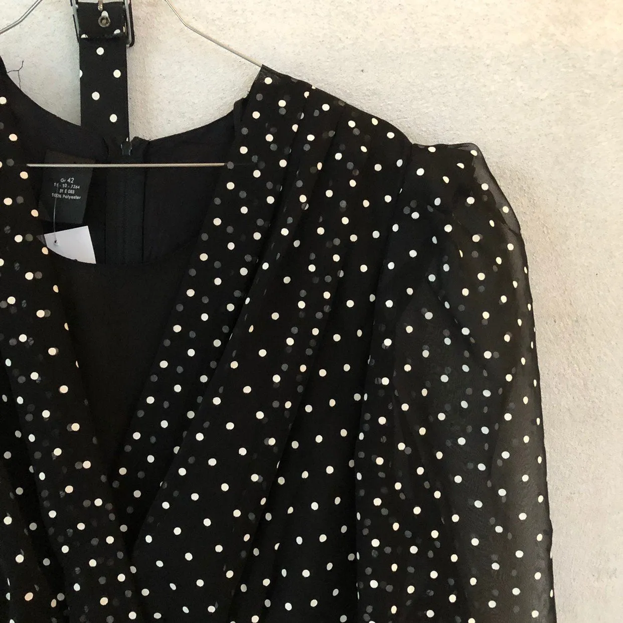 Chiffon Polka Dot Dress