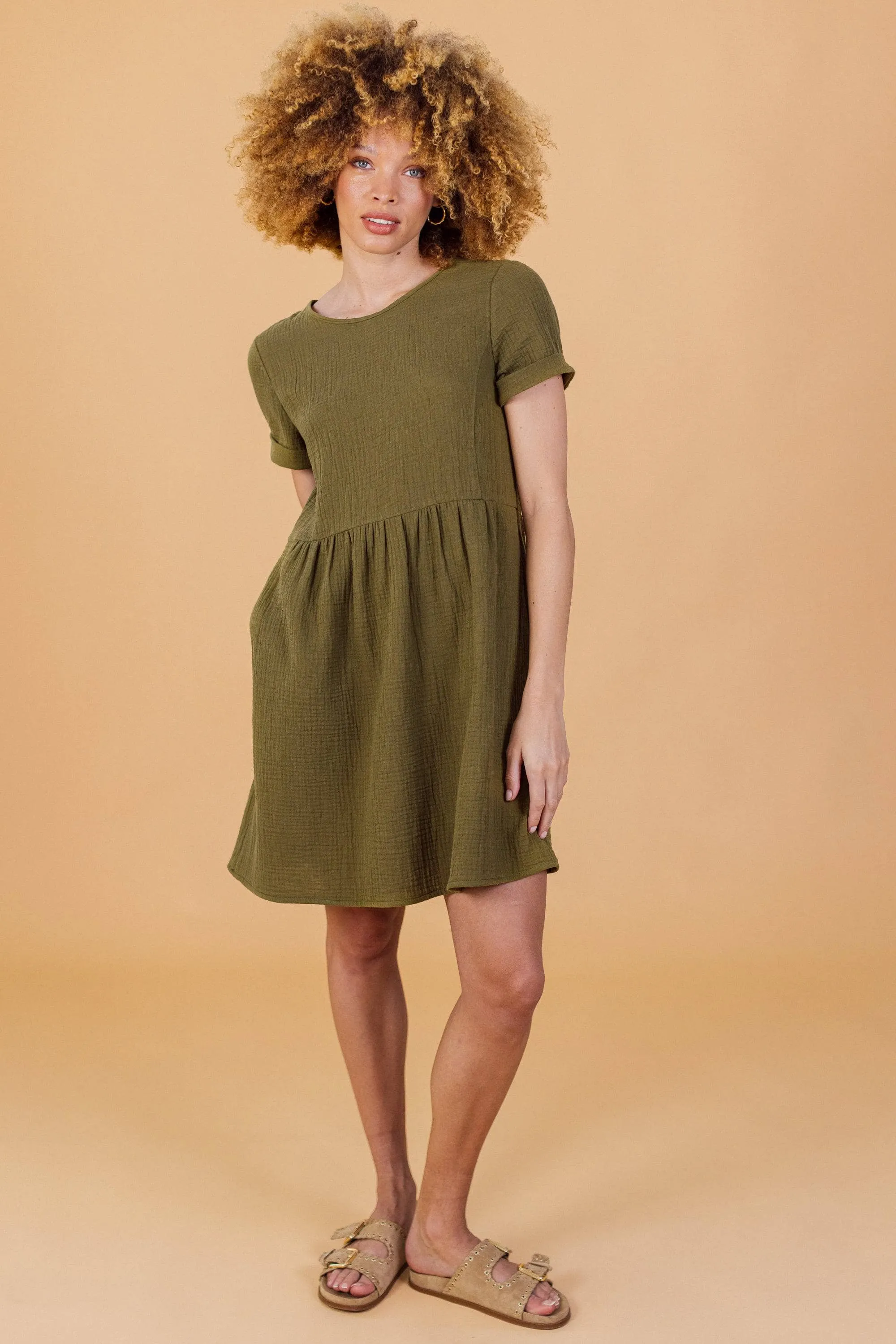 Dress Isla Khaki