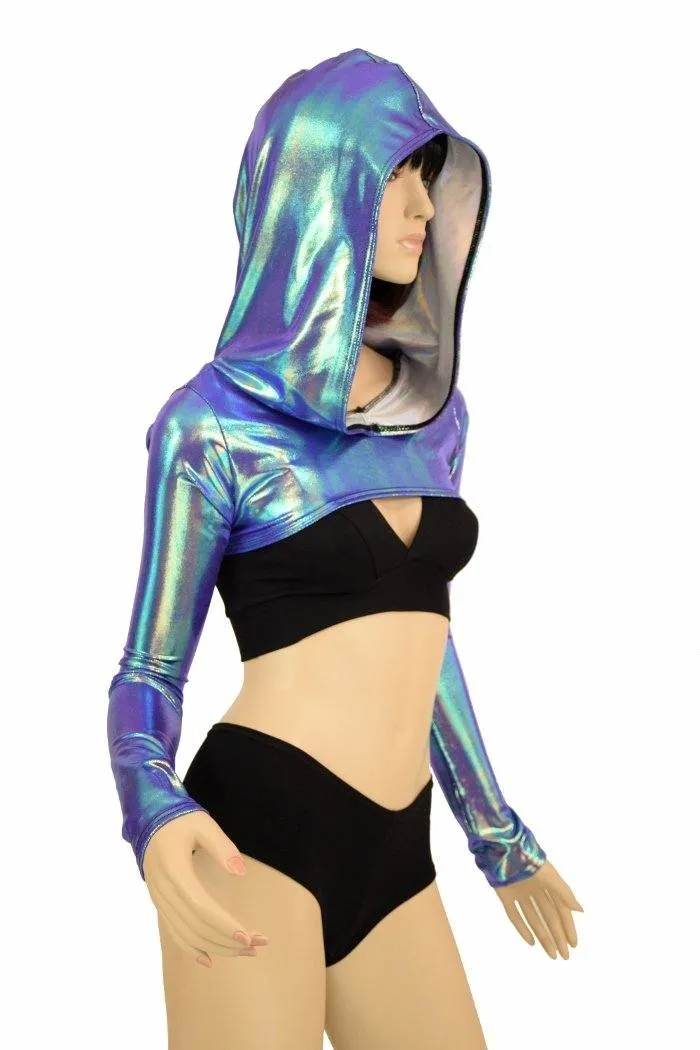 Hooded Moonstone Bolero Dance Sleeves