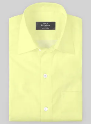 Italian Lombardo Lemon Yellow Shirt