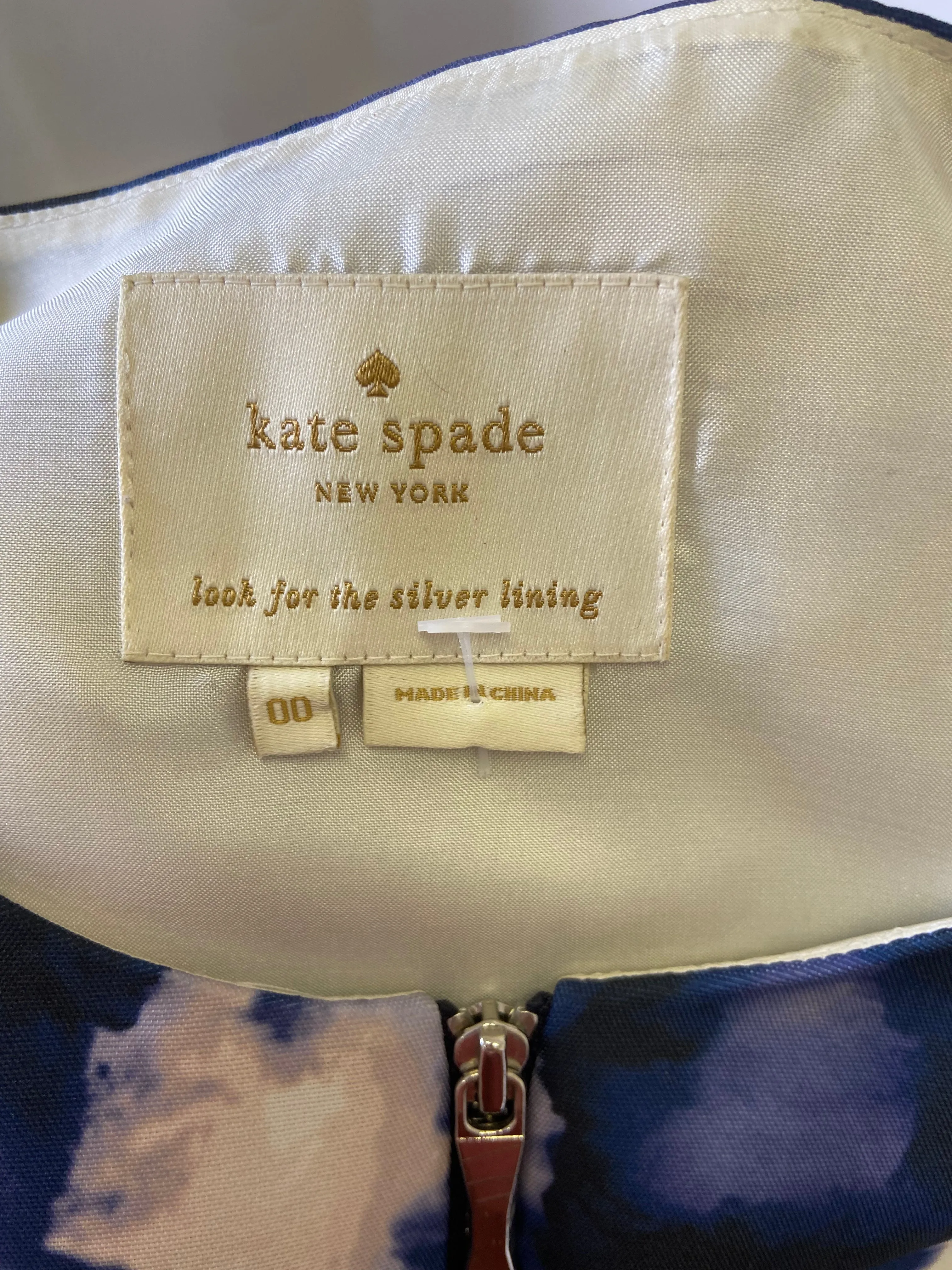 Kate Spade Joss Cloud Fit and Flare Mini Dress UK 4-6 | US 0