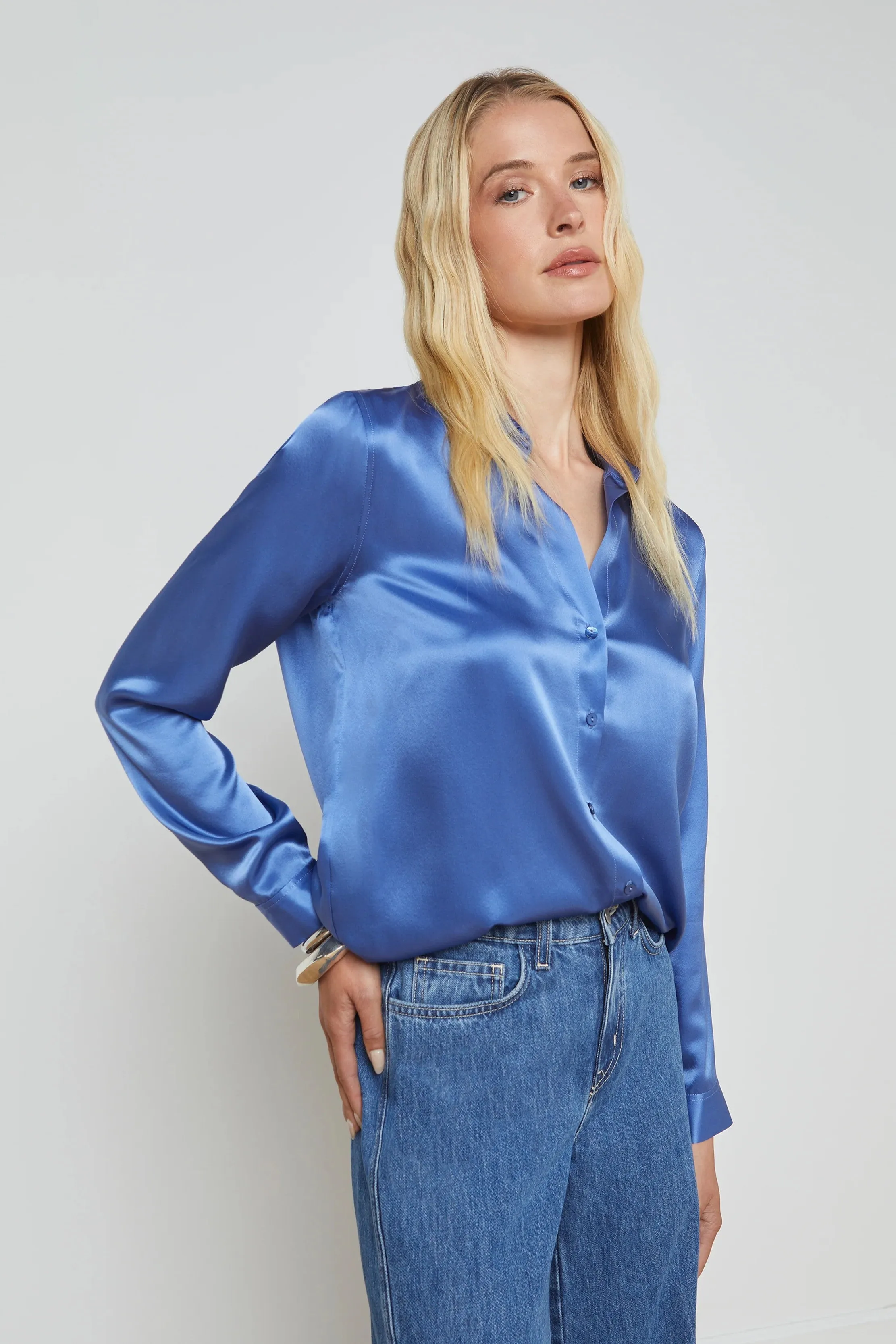 L'Agence Tyler Long Sleeve Blouse