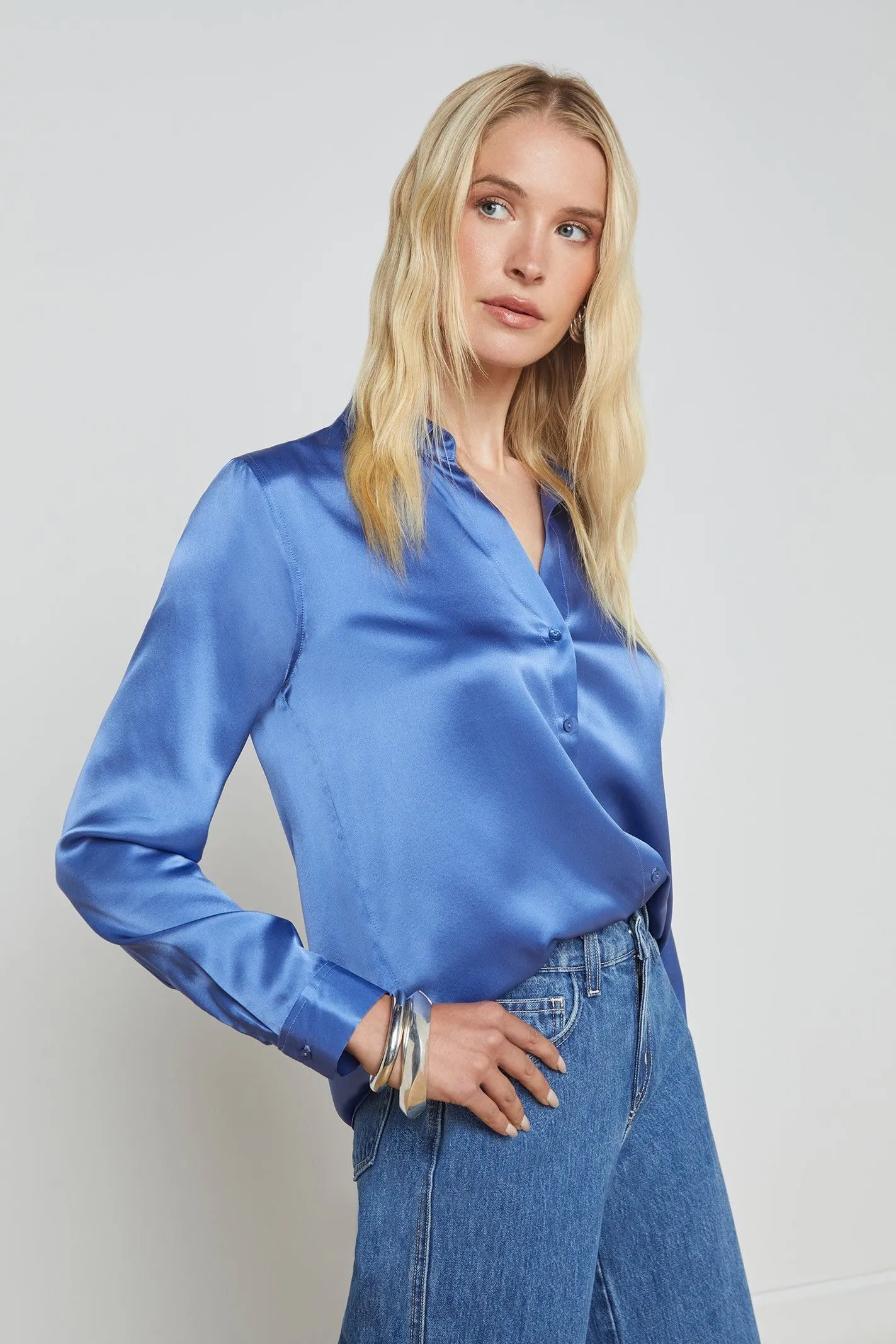 L'Agence Tyler Long Sleeve Blouse