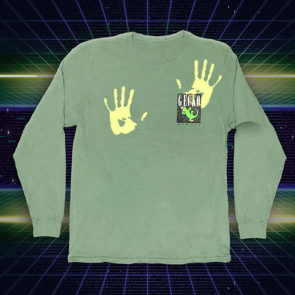 Limited Edition: 1988 Gecko Marble HYPERFLASH Long Sleeve: Green-To-Yellow