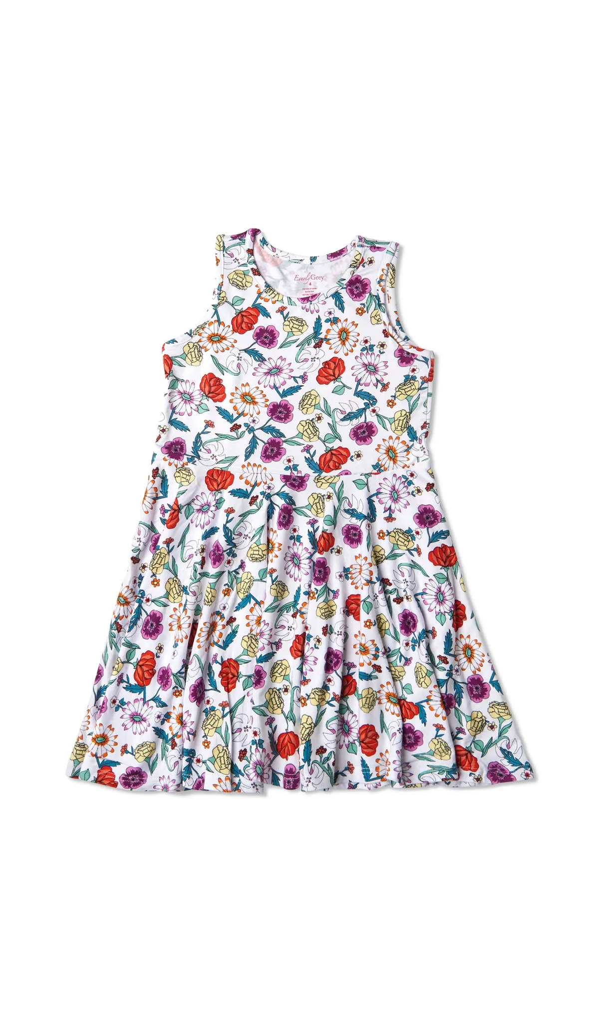 Lucia Kids Twirly Dress - Zinnia