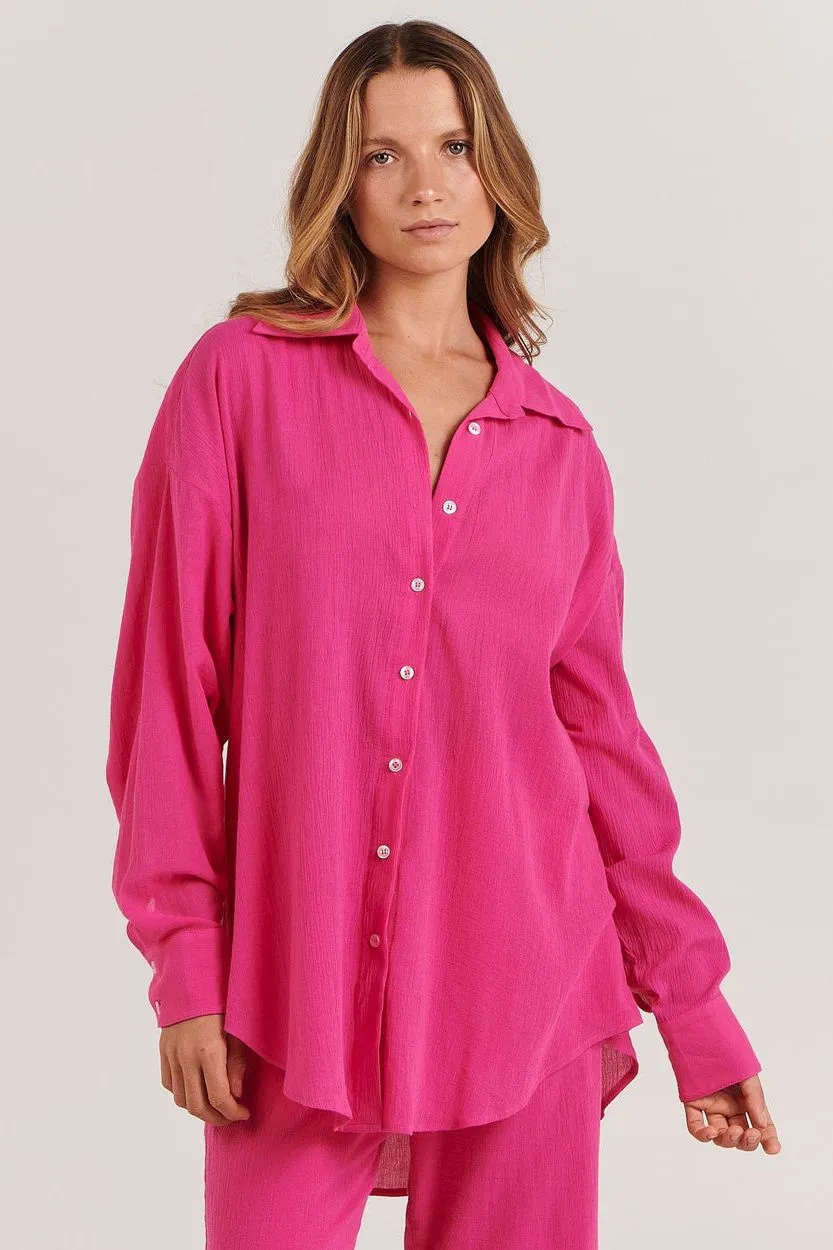 Maple Shirt | Fuchsia