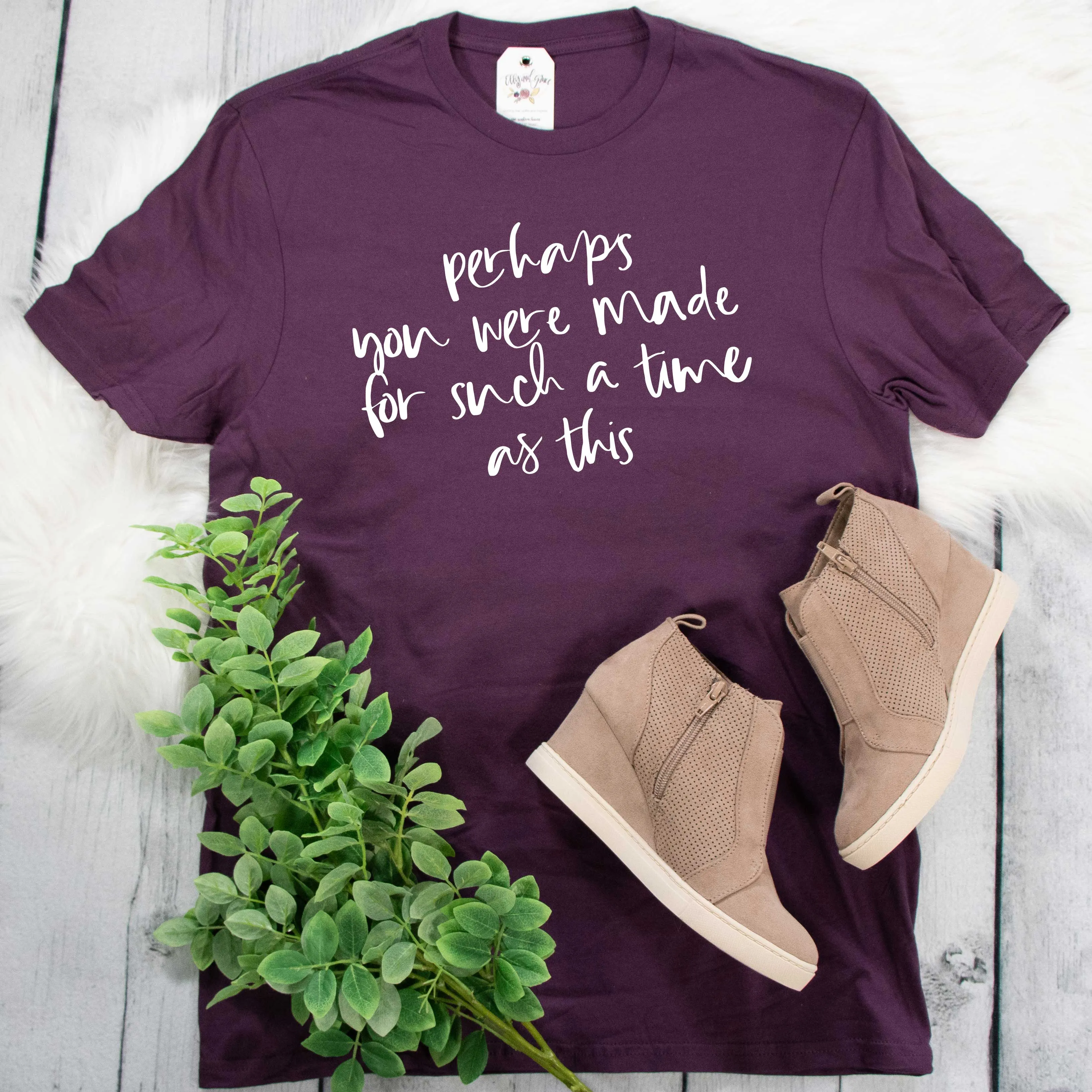 Perhaps You Were Made for Such a Time as This Jewel Tone Unisex Shirt