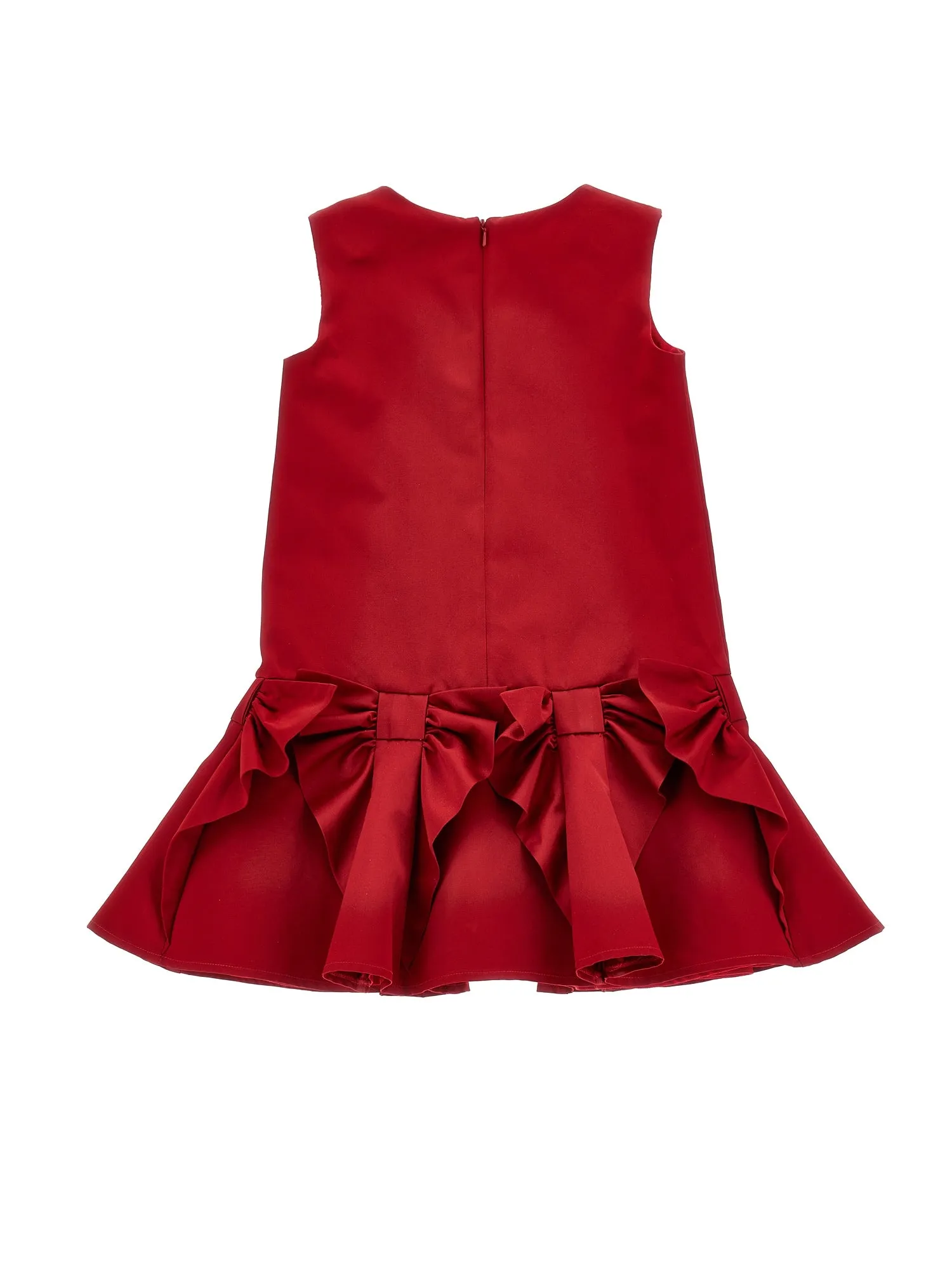 Red Bow Sleeveless Dress