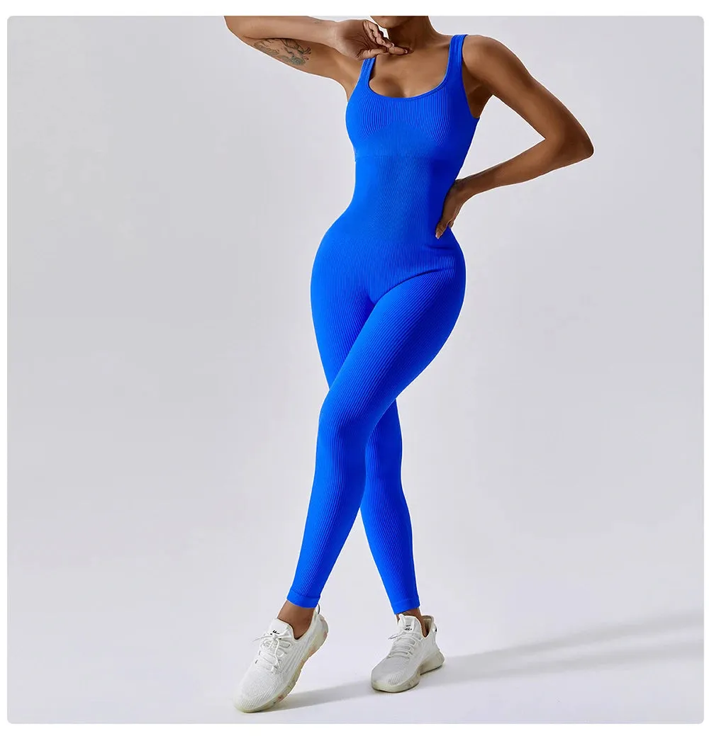 Women's tracksuit Yoga Set Yoga Jumpsuits One Piece Workout Long Sleeve Rompers Sportswear Gym Set Workout Clothes for Women